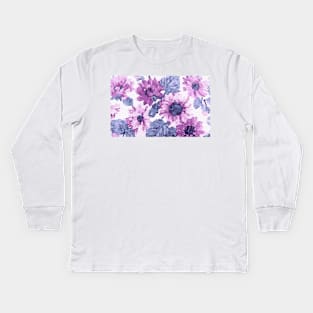 Painted Flower Kids Long Sleeve T-Shirt